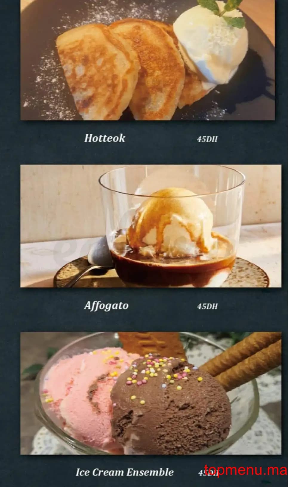 Restaurant Galbi Dak menu page 5 Galbi Dak menu page 5