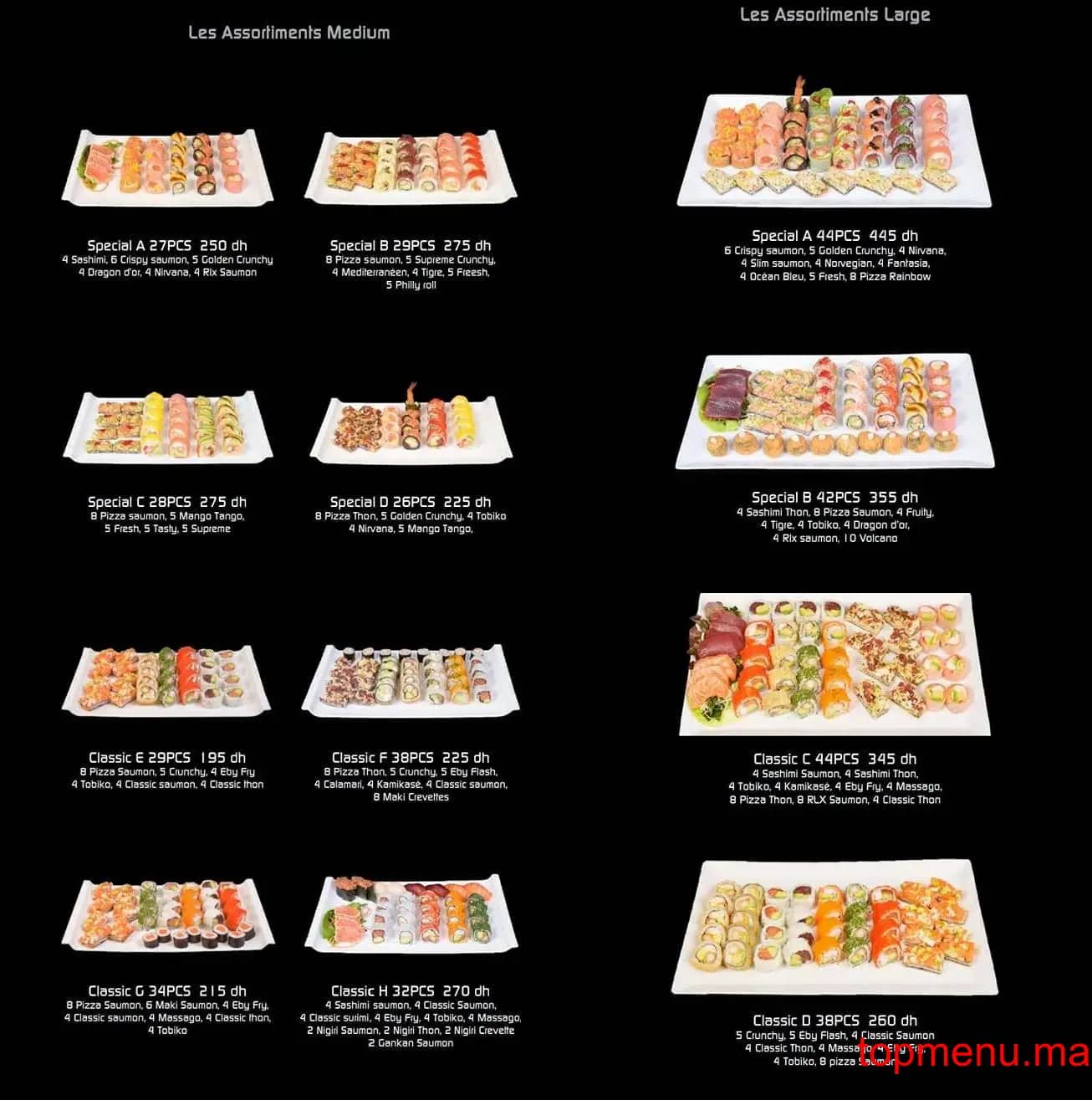 Restaurant Sushi Box menu page 5 Sushi Box menu page 5