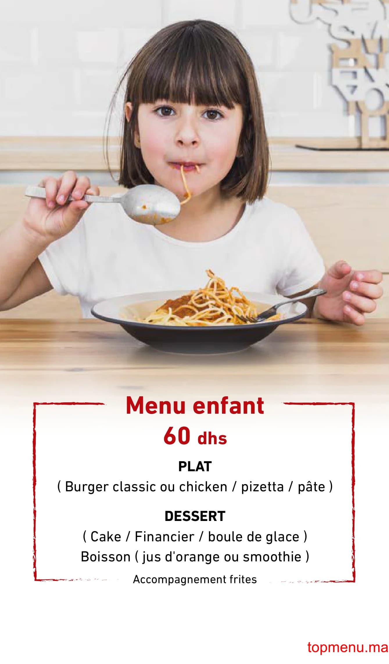 Restaurant La Table du Marché menu page 7 La Table du Marché menu page 7