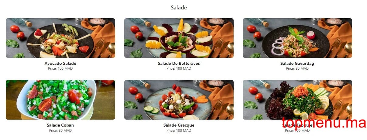 Restaurant Chef Yusuf by Faruk menu page 5 Chef Yusuf by Faruk menu page 5