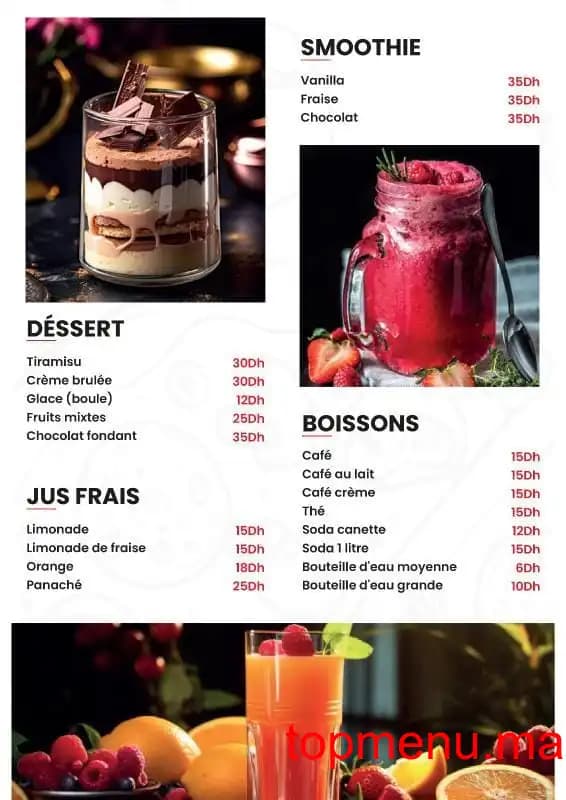 Restaurant Hashtag Pizza menu page 4 Hashtag Pizza menu page 4