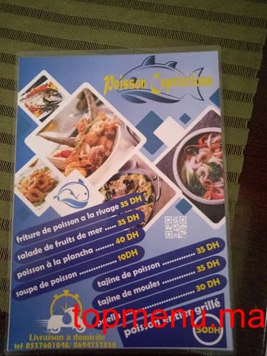 Restaurant Capricciosa menu page 2 Capricciosa menu page 2