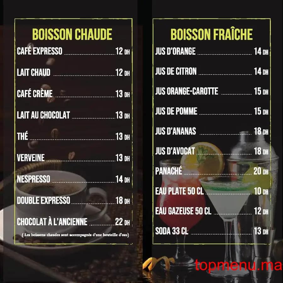 Restaurant La terrasse verte menu page 10 La terrasse verte menu page 10