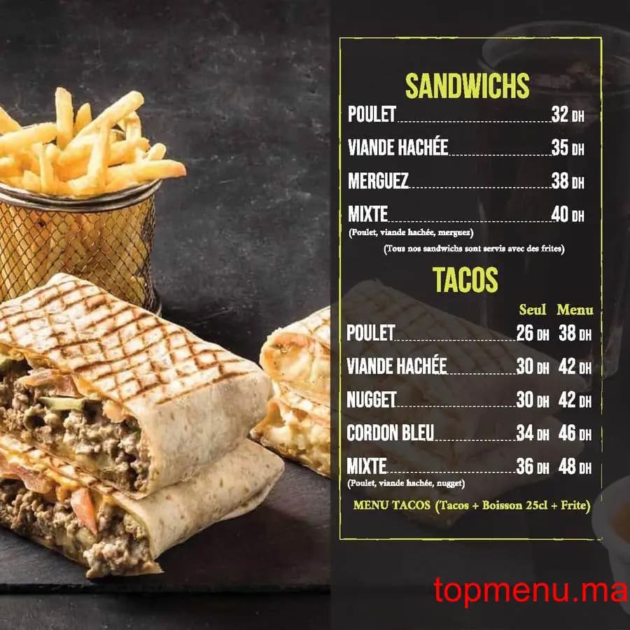 Restaurant La terrasse verte menu page 7 La terrasse verte menu page 7