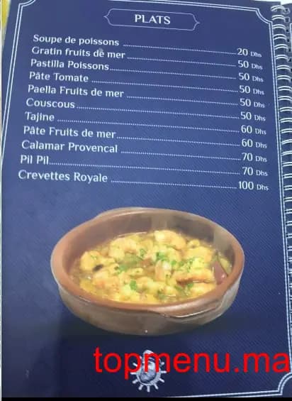 Restaurant Snack Al Bahri menu page 5 Snack Al Bahri menu page 5